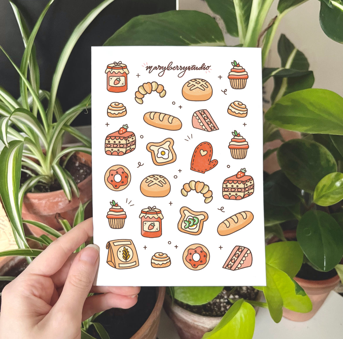 House Plants Sticker Sheet